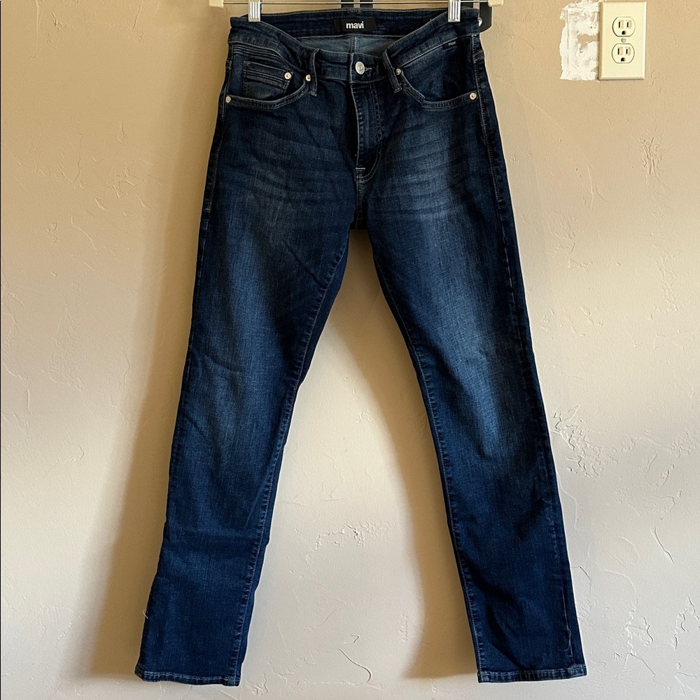 Mavi Men’s Dark Blue Slim Straight Jeans
